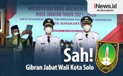 Infografis Gibran Rakabuming Raka Sah Jabat Wali Kota Solo