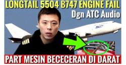 Insiden Pesawat Terbakar dan Serpihannya Jatuh Menimpa Mobil, Kok Bisa?