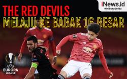 Infografis Manchester United Maju ke 16 Besar Liga Europa