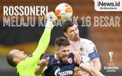 Infografis AC Milan Melaju ke 16 Besar Liga Europa