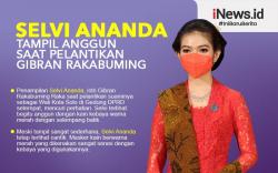 Infografis Selvi Anada Tampil Anggun saat Pelantikan Gibran Rakabuming 
