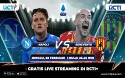 Link Live Streaming Napoli Vs Benevento di RCTI+