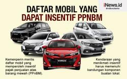 Infografis Daftar Mobil Dapat Insentif PPn BM Mulai Maret Ini