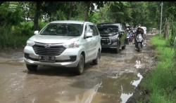 Jalan Penghubung Brebes-Jatibarang Rusak Parah, Setiap Hari Terjadi Kecelakaan<