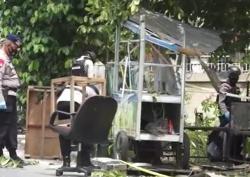 Ledakan Keras Diduga Bom Terjadi di Banda Aceh Hancurkan Gerobak, Warga Panik