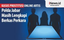 Infografis Polda Jabar Masih Lengkapi Berkas Perkara Kasus Prostitusi Online Artis