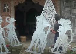 Video Unik, Seniman Magelang Ciptakan Wayang dari Galvalum