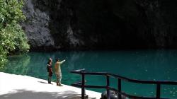 Keindahan Danau Biru Kolaka Utara Ramai Dikunjungi Wisatawan
