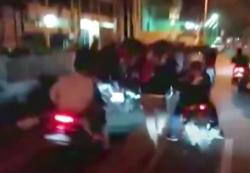 Video Puluhan sepeda Motor di Tebing Tinggi Terjaring Razia Knalpot Bising