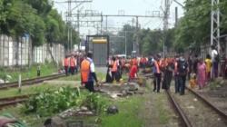 Video Penertiban Puluhan Gubuk Liar di Bantaran Rel Kawasan Senen 