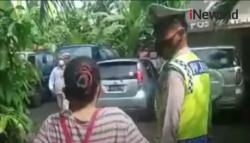 Video Polantas Jakarta Barat Menolong Ibu Bernama Megawati Melahirkan saat Razia Masker
