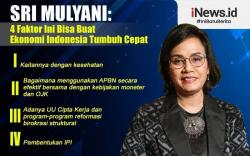 Infografis 4 Faktor Bisa Buat Ekonomi Indonesia Tumbuh Cepat