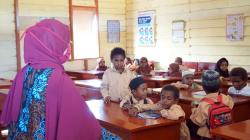 Suasana Pembelajaran Tatap Muka Sekolah Dasar di Sorong Papua