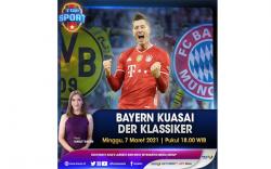 Bayern Kuasai Der Klassiker, Selengkapnya di Top Sport Minggu Pukul 18.00 WIB  