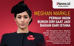 Infografis Meghan Markle Mengaku Pernah Ingin Bunuh Diri saat di Istana Inggris
