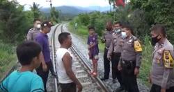 Tragis, Bocah di Padang Tewas Ditabrak Kereta Api Batu Bara<