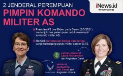 Infografis Joe Biden Tunjuk 2 Jenderal Perempuan Pimpin Komando Militer AS