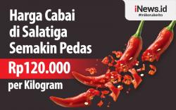 Infografis Harga Cabai di Salatiga Semakin Pedas Rp120.000 per Kilogram