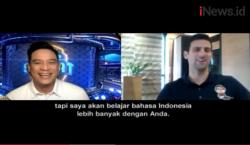 Pernah ke Indonesia, Novak Djokovic Tertarik Belajar Bahasa Indonesia