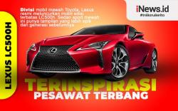 Infografis Lexus LC500h Terinspirasi Pesawat Terbang