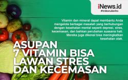 Infografis Asupan Vitamin untuk Melawan Kecemasan