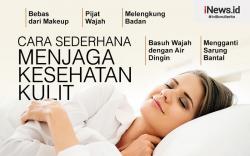 Infografis Tips Menjaga Kesehatan Kulit