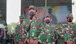 Video Panglima TNI Tinjau Vaksinasi Prajurit di Malang