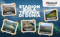 Infografis 5 Stadion Paling Aneh di Dunia