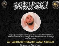 Habib Musthofa Bin Jafar Assegaf Wafat 