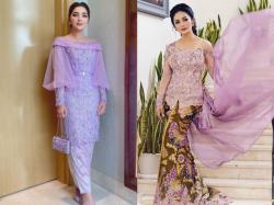 Sama-Sama Kenakan Kebaya Ungu, Ashanty atau Krisdayanti yang Paling Anggun?