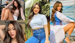 4 Gaya Busana Marion Jola dengan Rambut Terurai, Makin Seksi 