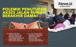 Infografis Polemik Penutupan Akses Jalan Rumah di Pemalang Berakhir Damai