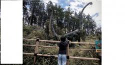 Terpikat Keindahan D'Las Purbalingga, Ada Taman Dinosaurus di Kaki Gunung Slamet