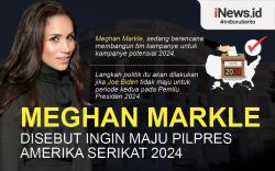 Infografis Meghan Markle Dilaporkan Bakal Maju Pilpres AS 2024