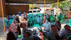 Cegah Penularan Covid-19 di Pasar Sindangkasih Majalengka, 226 Pedagang Divaksin<