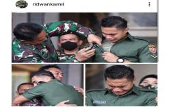 Unggah Foto Tangis Haru Serda Manganang, RK: Selamat Berbahagia<