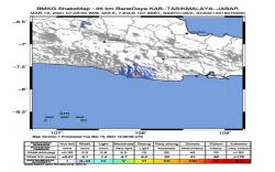 Sesar Garsela Aktif, Gempa Bumi 3,5 SR Guncang Tasikmalaya