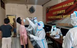 Polrestabes Medan Tes PCR Covid-19 ke 828 Tahanan 