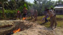 Tak Penuhi Syarat Pengiriman, Daging Celeng 350 Kg Dimusnahkan di Bakauheni