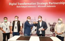 Transformasi Operasi Layanan dan Kultur, BRI Jalin Kerjasama dengan Microsoft 