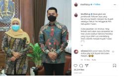 Unggah Foto Bareng Bupati Terpilih Tuban, Instagram Gubernur Khofifah Diserbu Warganet<
