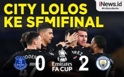 Infografis Manchester City Lolos ke Semifinal Piala FA