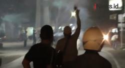 Video Polisi Bubarkan Tawuran di Medan Justru Diserang Salah Satu Kubu<