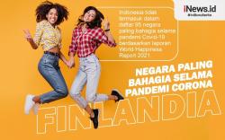 Infografis 10 Negara Paling Bahagia di Dunia selama Pandemi Corona