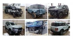 Baru Dikirim ke Pelanggan, 6 Unit Ford Bronco Sports 2021 Sudah Dilelang dalam Kondisi Rusak