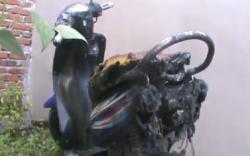 Motor Wartawan di Lombok Barat Dibakar Orang Tak Dikenal