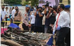Polisi Gelar Operasi Penertiban Senpi Ilegal di Sumsel<