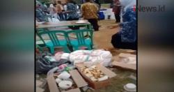 Video Viral Tenda Pesta Pengantin Roboh di Depok