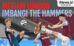 Infografis - Sempat Tertinggal 0-3 Kontra West Ham, Arsenal Tertolong 2 Gol Bunuh Diri