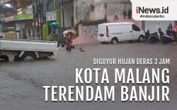Infografis Kota Malang Dilanda Banjir usai Diguyur Hujan Deras 3 Jam